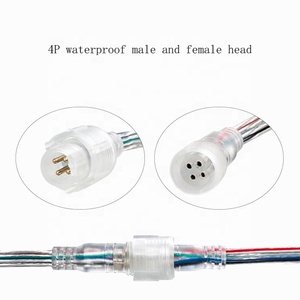 DC12V RGB светодиодная Пиксельная гирлянда GS8208 непрерывная передача 12 мм Светодиодная лампа с настраиваемым проводом цвета - Product Image 4
