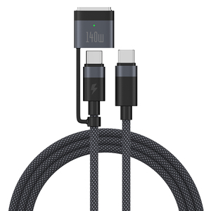 สายชาร์จแม่เหล็ก2อิน1 USB C TO MAG 3สาย140W สาย Type-C TO Type-C 240W สายชาร์จเร็ว - Product Image 1