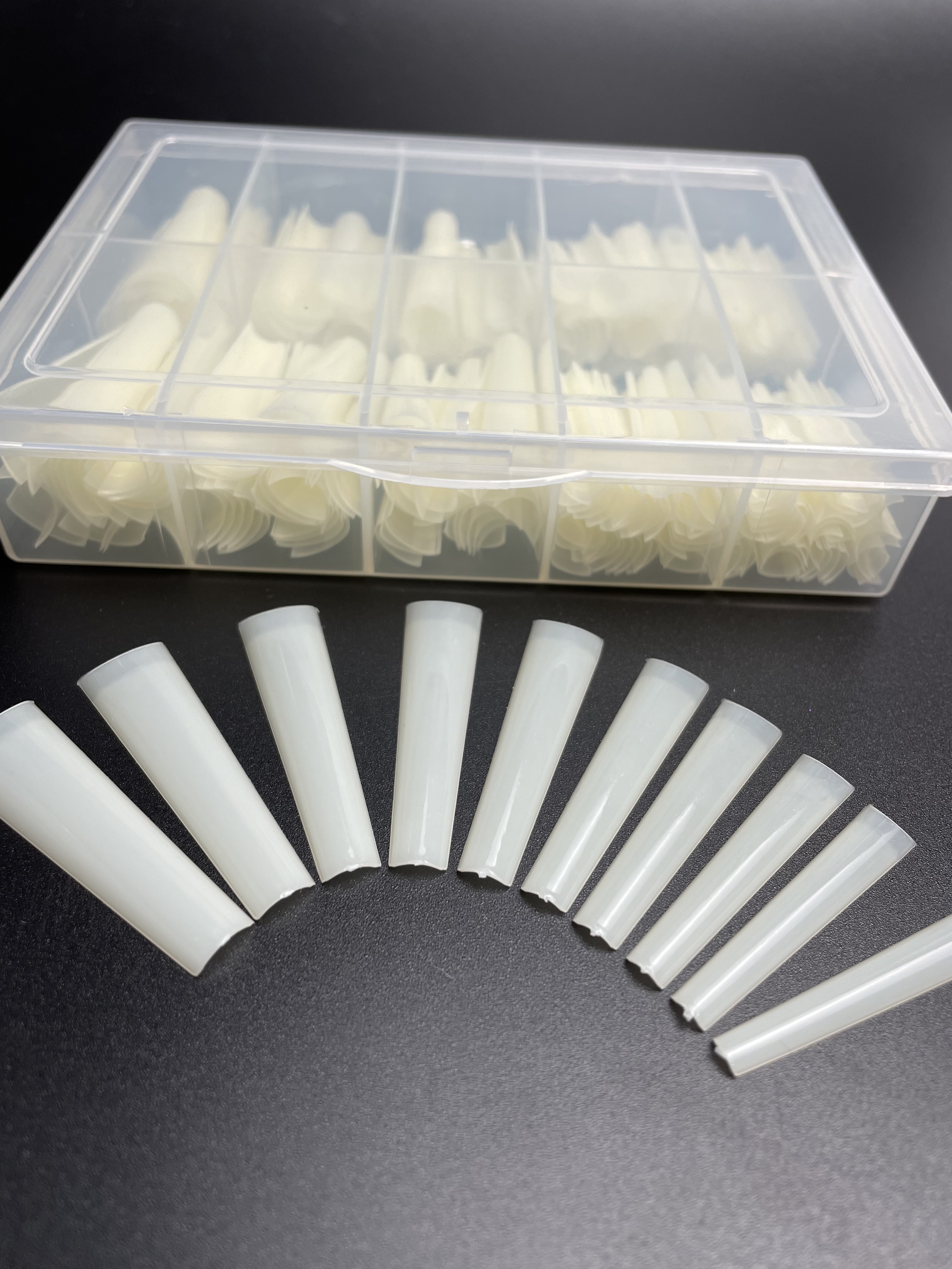 240pcs Box Half Cover No C XXL Coffin Natural