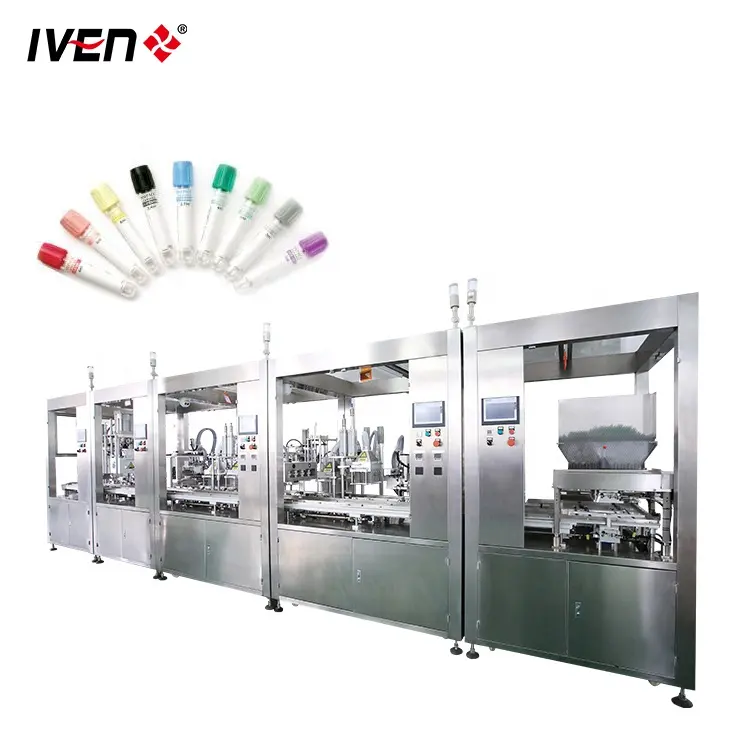 13*75mm Disposable EDTA K2 Blood Collection Tube Vacuum Blood Tube Production Machine