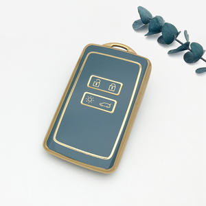 Hot Selling Slim Fashion for renault Remote Control Koleos <strong>megane</strong> Smart <strong>Key</strong> Card Holder Cover Shell Protector Casekey - Product Image 2