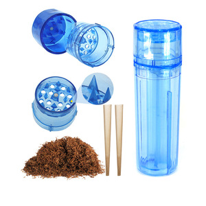 Plastic Cigarette Roller With Herb <strong>Grinder</strong> Tobacco Crusher Slim Cigarette <strong>Rolling</strong> Machine Plastic Herb <strong>Grinder</strong> Smoking Wholesale