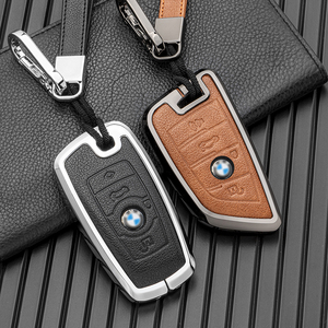 BMW X1 X2 X3 X4 X5 X6 X7シリーズに適した金属製フルプロテクションカーキーケースカバー12 3 4 5 6 7 8 M3 M4 M5 M8 X3m X4M Ix3 I4 - Product Image 3