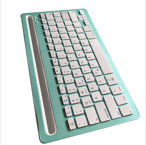 Multi Devices Colored Keys Dual Channels <strong>bluetooth</strong> and Wireless <strong>Keyboard</strong> <strong>with</strong> Slot <strong>for</strong> Tablets and Smart Phones - Product Image 5