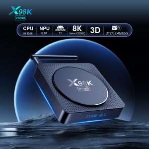 X98K PRO Android 11 Tv Box RK3566 Chipset NPU 0.8T 8K Video Video <strong>Decoder</strong> External Antenna WIFI 2T2R Voice Search 8k Settop Box - Product Image 3