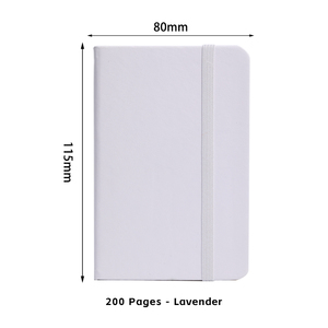 Cuaderno A7 de piel sintética personalizado al por mayor, diario de 100 hojas con correa elástica, logotipo de marca impreso, diario, Bloc de notas - Product Image 6