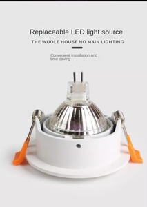 ไฟสปอตไลท์ LED ติดเพดานแบบพิน LED 15W DMX RGBW 220V MR11 GU10 MR16 12V - Product Image 5