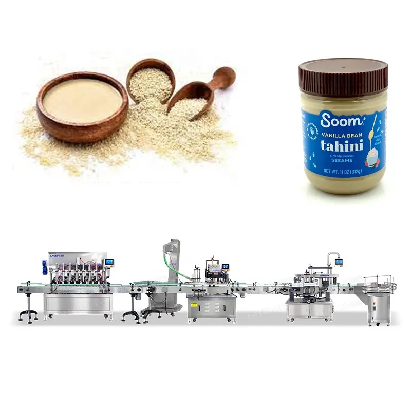 Produsen Cina otomatis panas pasta minyak Tahina Mayonnaise mengisi dan mesin Capping