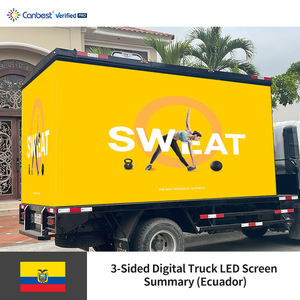Canbest Fo P6 <span class=keywords><strong>6</strong></span>.67Mm 3840X1920Mm 12.59Ftx6.29Ftモバイルデジタル広告トラックボックス<span class=keywords><strong>Led</strong></span>ビルボードディスプレイ画面エクアドル - Product Image 5