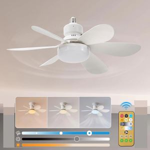 Ledライトホームキットとリモコンフラワーシーリングライトファン付きホット販売シャンデリア天井ソケットミニファン - Product Image 1