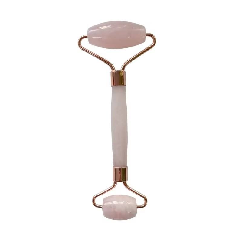 rose quartz-rose gold frame