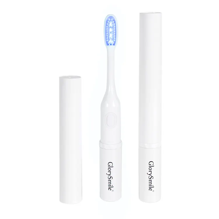 Home Travel Electric Toothbrush With Batteries Removable Battery Powered Toothbrush Custom Logo OEM
