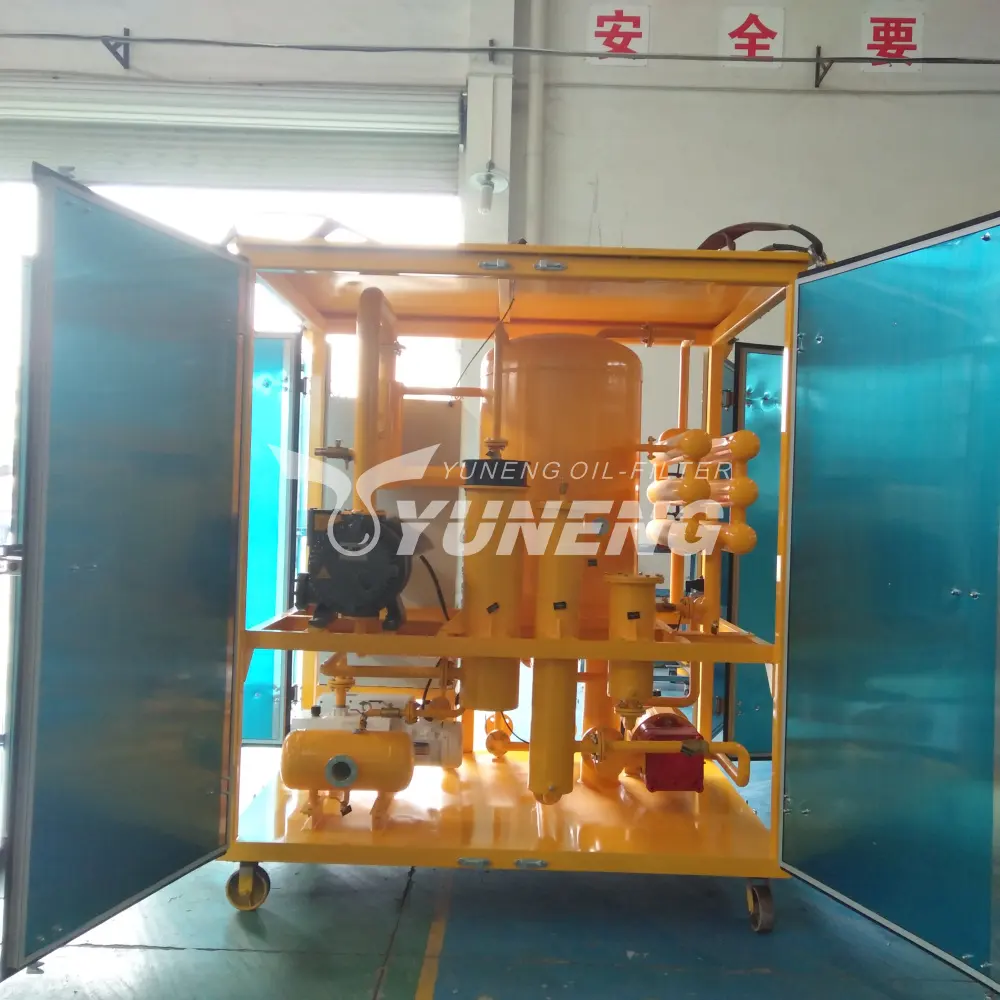 Mobile Transformer Oil Purification Dehydration Machine