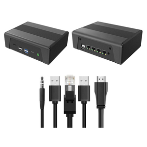 Rj45 2,5-Gigabit-Ethernet-Anschluss Vier industrielle lüfter lose PC Thin Client Server Win10Pro Linux Mini-PC - Product Image 4