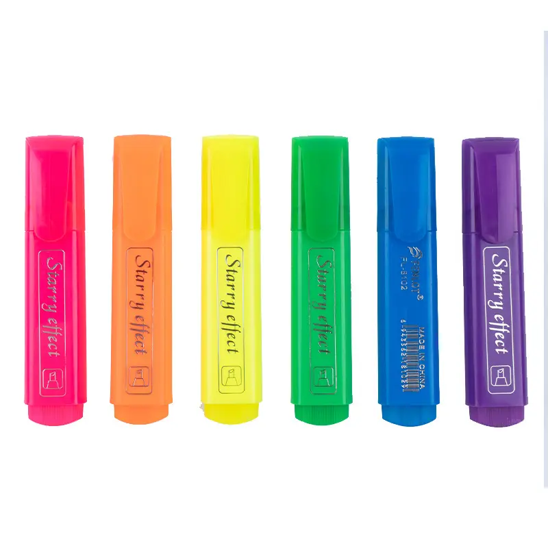 Hete Verkoop Niet-Giftige Regenboog Gekleurde Sharpie Marker Pen Markeerstift Felle Kleuren Fluorescerende Markeerstift Set Voor Volwassenen Kinderen