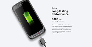 Chain way C72 Handheld-Computer Robustes mobiles Daten terminal 4G NFC RFID-Handheld-PDA-Barcode-Scanner für Lager - Product Image 2