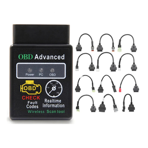 車のOBD2スキャナーELM327BluetoothOBDコードリーダーOBDII車のスキャナー診断ツールforMotorcycle Android IOS Windows - Product Image 2
