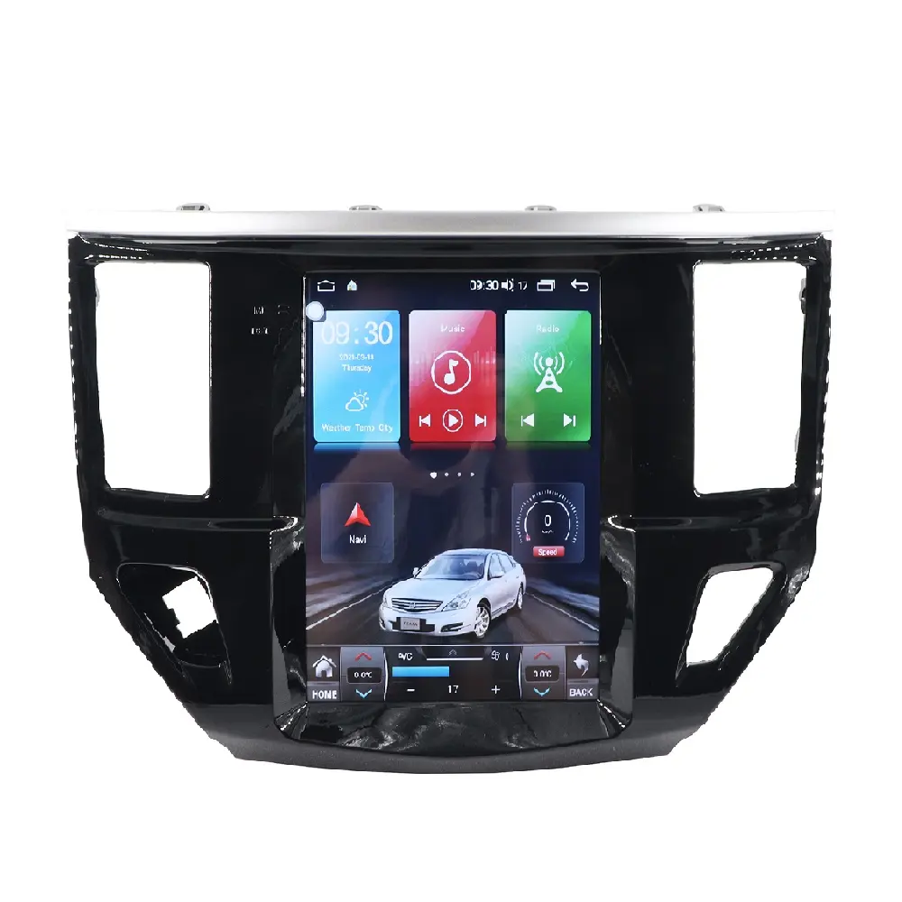 Pantalla Vertical Tesla estilo Android 10,0 coche estéreo para Nissan Pathfinder 2013-2016 coche Multimedia 4G reproductor de DVD