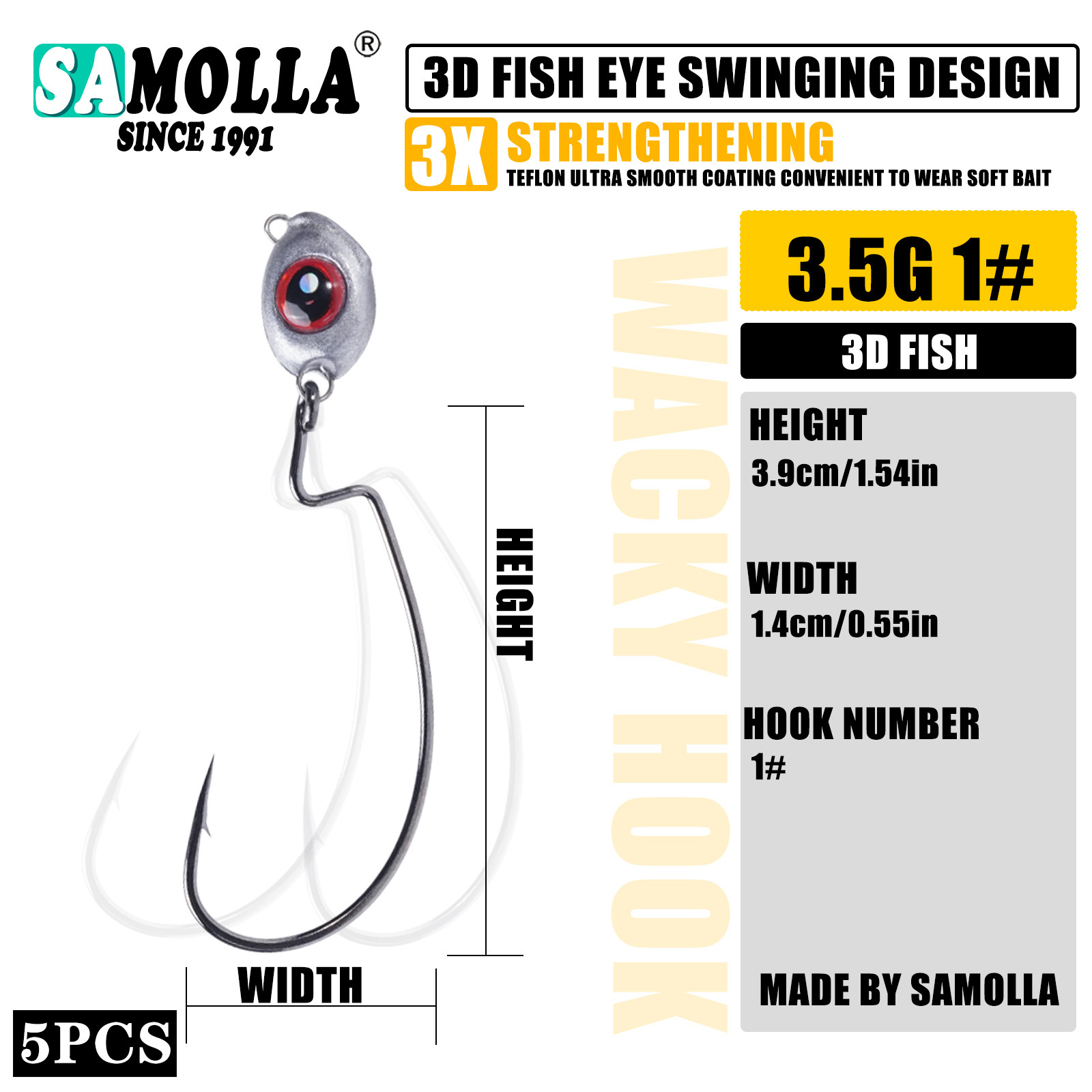 Red eye crank 35g 1-single price-multiple of 5 per pack