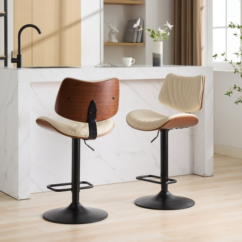 Beige + PU Leather + Foam