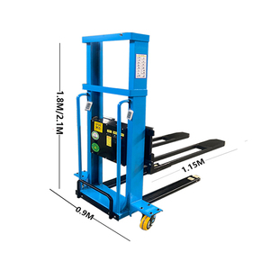 Best Quality Promotional Stacker 3000kg Stacker Small <strong>Loading</strong> <strong>and</strong> <strong>Unloading</strong> Truck Hand Push Forklift <strong>Lift</strong> - Product Image 3