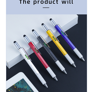 手写笔软触摸多功能笔可定制笔6合一工具金属笔带盒 - Product Image 5