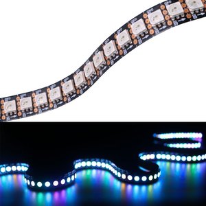 12 В WS2815 адресуемые RGB пиксельные светодиодные полосы света 4 контакта индивидуально RGBIC программируемый DMX SMD Smart 5050 пикселей RGB светодиодные полосы - Product Image 6