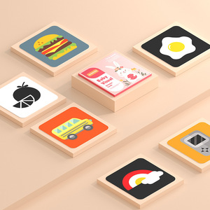 Montessori Aprendizaje Educativo Autismo Comunicación Tarjetas Visual Ayuda No Verbal Niños Tarjetas Visuales Bebé Estímulo Visual Tarjetas - Product Image 2
