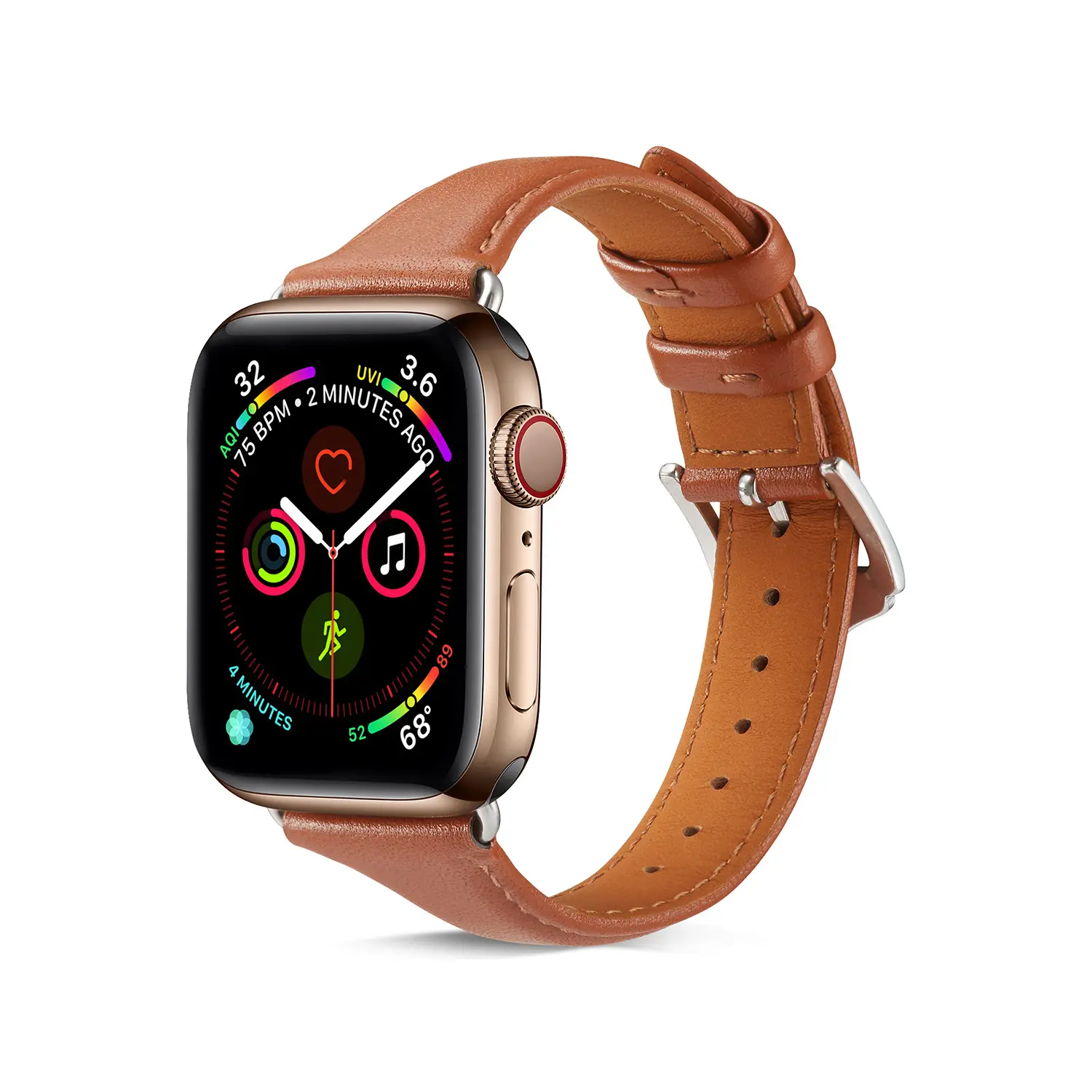 Grosir Mewah Banda De Reloj Apple Watch Band Kulit Smart Watch Band & Aksesori untuk Apple Watch Band