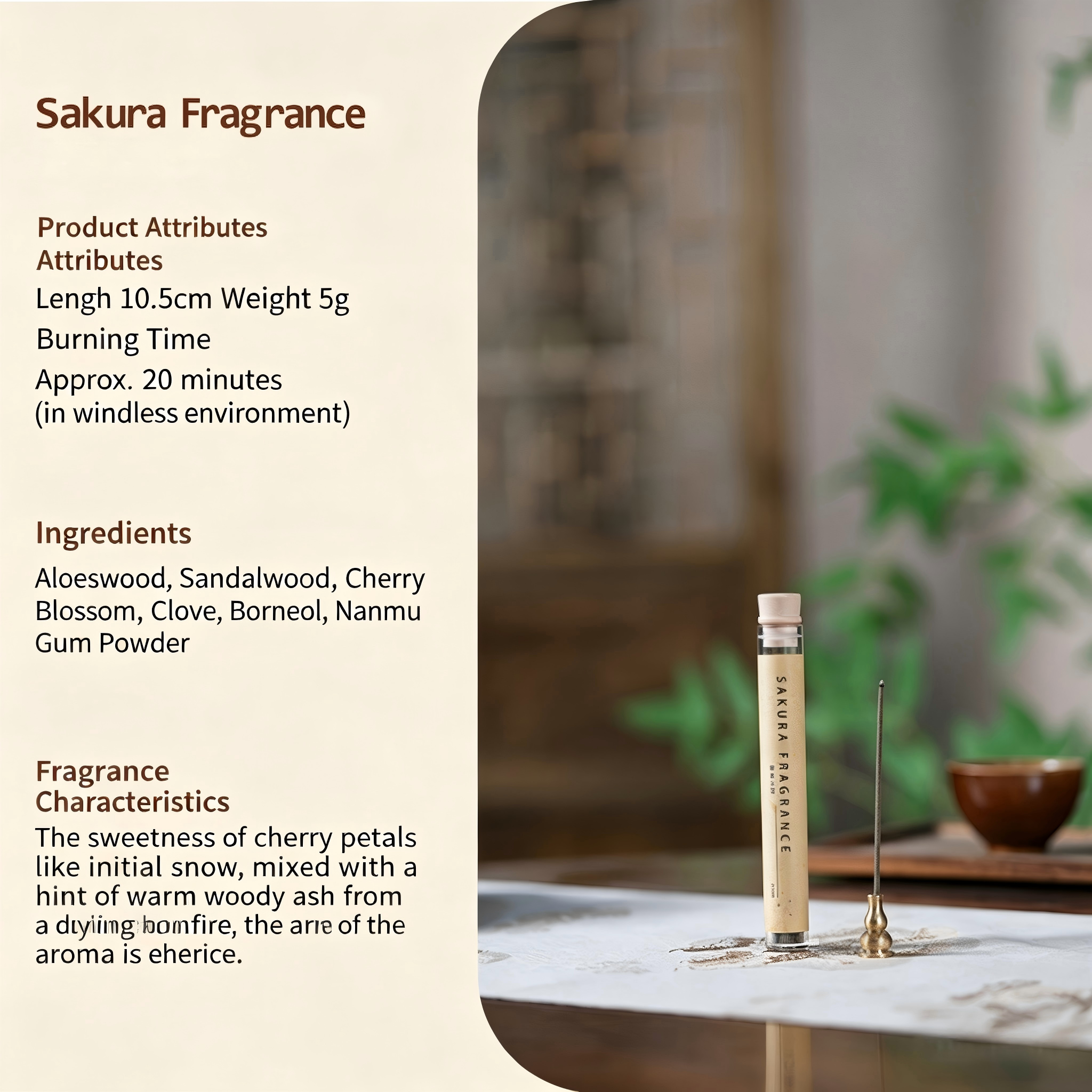 Fragancia de sakura 5g