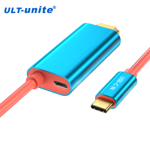 ULT-unite定制的USB C型至HDMI AM + CF适配器电缆即插即用3840*2160 4K 30Hz PD60W快速充电电缆2m - Product Image 6