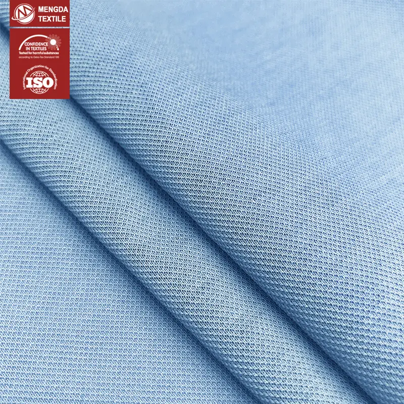 china textile factory 100% cotton twill mercerized mesh fabric