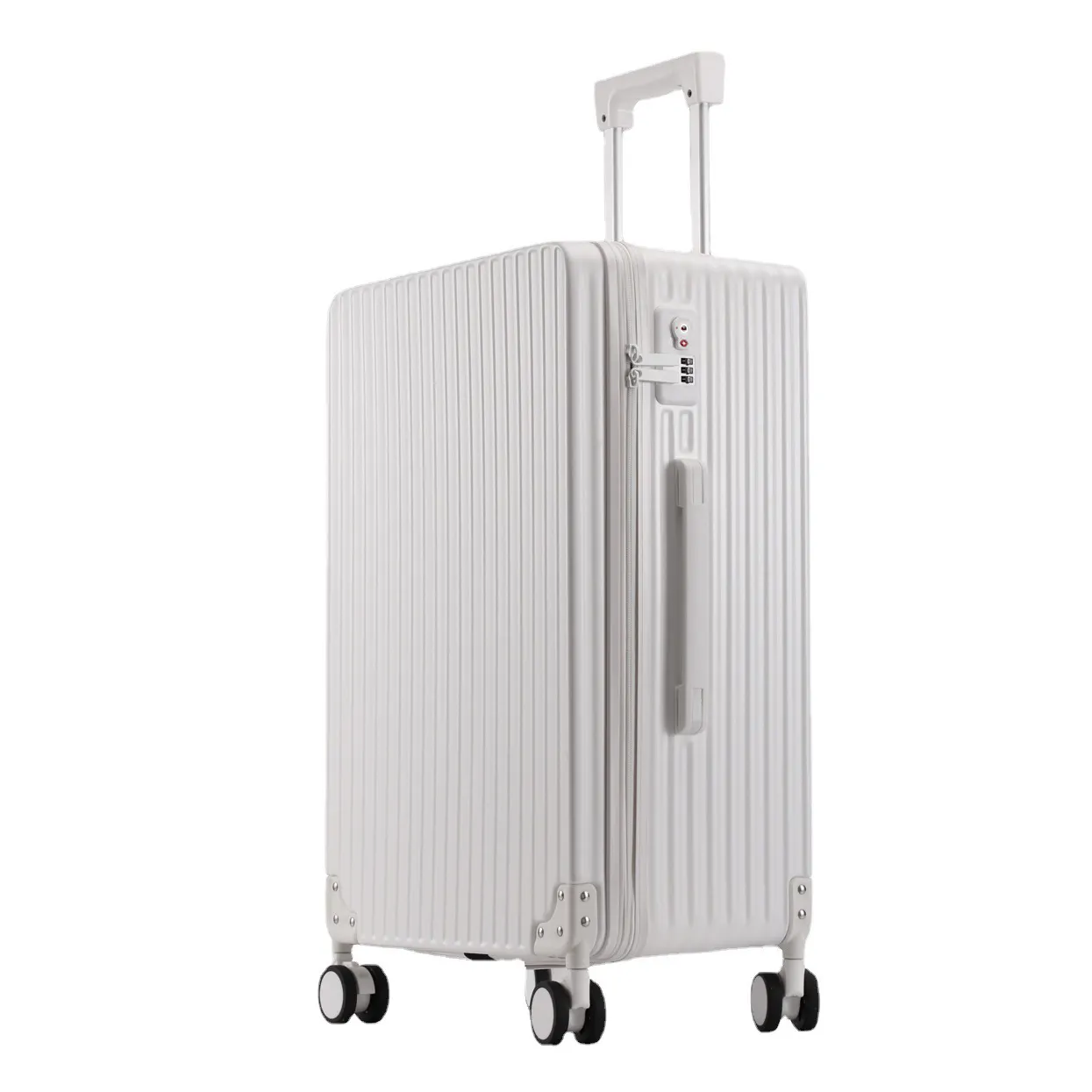 Yeni taşıma abs seyahat çantaları bagaj bayan için malzeme bagaj 3 adet arabası bavul valiz de voyage 3 adet setleri