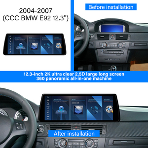 ประสบการณ์การรับชมภาพบนรถ12.3นิ้วระบบแอนดรอยด์หน้าจอ LCD เครื่องเล่น DVD สำหรับ BMW ทุกซีรีส์สามารถใช้ได้ - Product Image 2