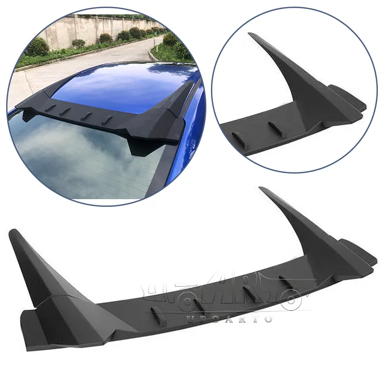 China de accesorios ABS de fibra de carbono, Tipo R estilo trasero ventana techo ala Spoiler para Honda 9th Civic 2012-2015