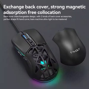 Großhandel Optical Wired Gaming RGB-Maus Honeycomb Design 12000dpi Ergonomische optische RGB-Makro programmierung Computer Gaming Mouse - Product Image 6