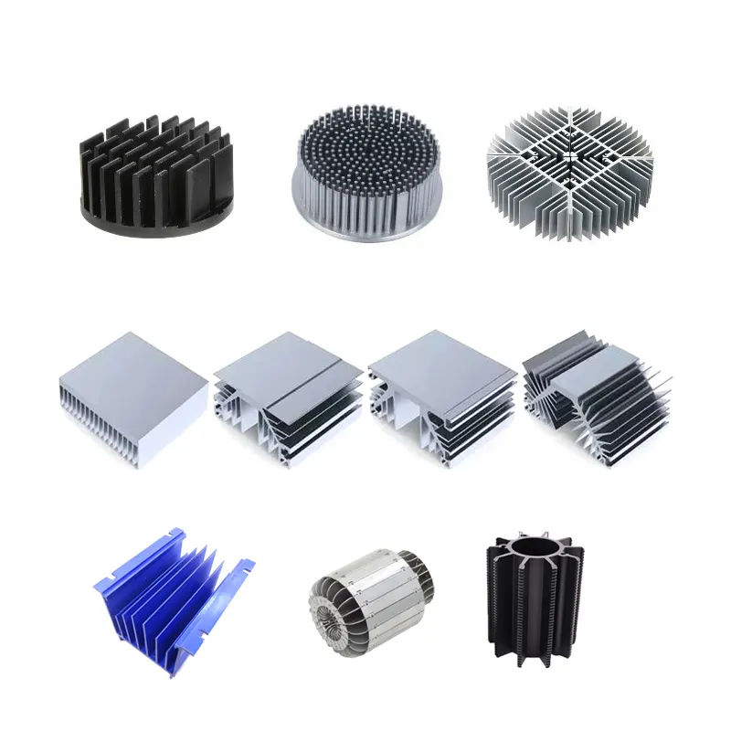 Prototype Service Hoge Precisie Aluminium Extrusie Buis Aluminium Led Zaklamp Ronde Heatsink