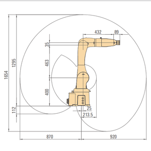 The Six-<strong>axis</strong> Intelligent <strong>Robot</strong> for Sale Is Simple to Operate, with a Maximum Range of Motion of 920mm - Product Image 3