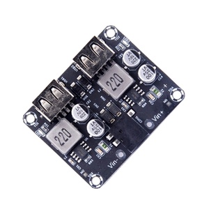 USB充電ステップダウンモジュール4チャンネル4.5-32v入力3-12v出力24w USB携帯電話のすべてのブランドをサポート - Product Image 1
