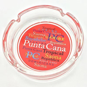 Özel Logo yuvarlak taşınabilir sigara kül tutucu cam cep puro küllük araba banyo yemek odası - Product Image 5
