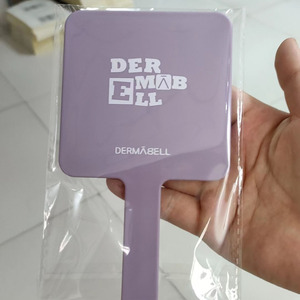 Zonyin nhỏ gọn ABS nhựa cầm tay gương lớn vuông một mặt Vanity gương mỹ phẩm cá nhân dễ thương tay cầm nhỏ - Product Image 6