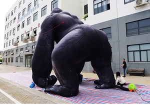 Tùy chỉnh khổng lồ Kingkong Khỉ đột Inflatable phim hoạt hình nhân vật linh vật Oxford quảng cáo - Product Image 2