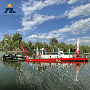 Proyecto de dragado de fabricación de arena para minería de oro con propósito de río interior marino, cortador de barco de trabajo, draga de succión con flotador y tubería - Product Image 2