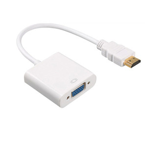 Adaptador HDMI a VGA con cable Extractor de audio de 3,5mm Cable de conversión de fuente de alimentación USB PC HDMI macho a VGA hembra convertidor de video - Product Image 5