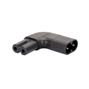 電源アダプタコネクタIEC320C7〜C8図8左右角度電源アダプタ - Product Image 2