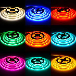 コブLedストリップライトアイスブルーDc5v12v 30led/m5050明るい柔軟なLedテープLedストリップ寝室用キッチンステージバックライト - Product Image 5