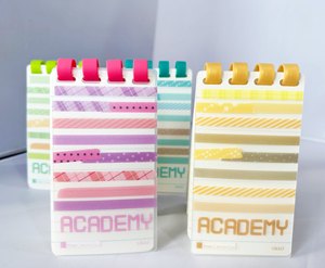 Dizüstü not defteri Mini yazma silikon halka 4 yüzük renkli PP kapak ve arka ofset kağıt - Product Image 2