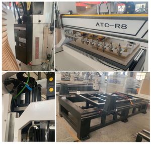 Fresadora CNC de gabinete estándar europeo, cambiador automático de herramientas, 3 ejes, 4 ejes, 1325 ATC, enrutador CNC de fresado de corte - Product Image 5
