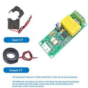 AC Digital Multifunktion messer Watt Leistung Volt Amp TTL Strom Test modul PZEM-004T mit Spule 0-100A 80-260V AC für Arduino