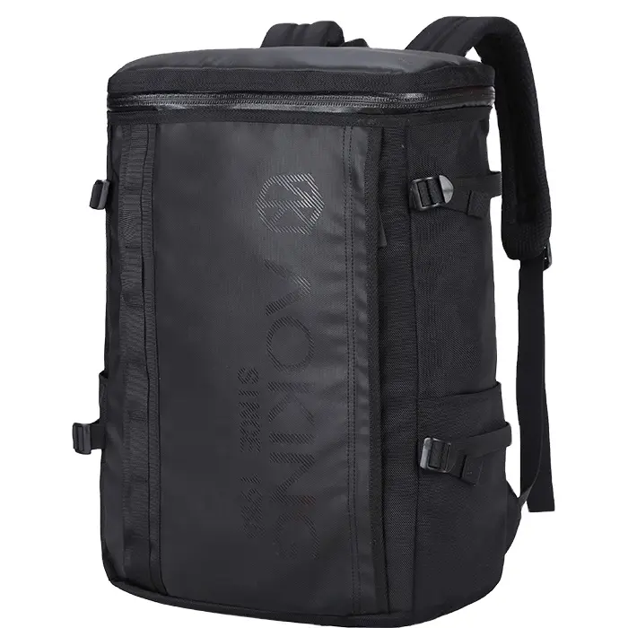 Aoking-mochila negra de gran capacidad para Día, morrales, mochila de viaje impermeable para exteriores